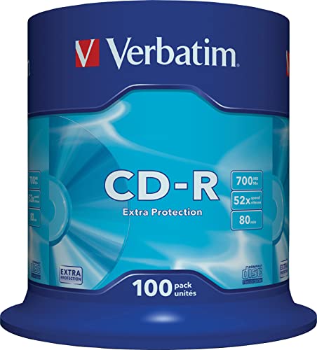 Verbatim CD-R Extra Protection 700 MB, 100er Pack...