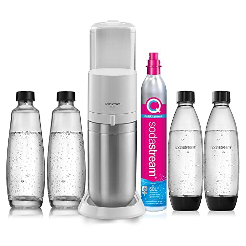 SodaStream Wassersprudler Duo White Megapack mit 4...