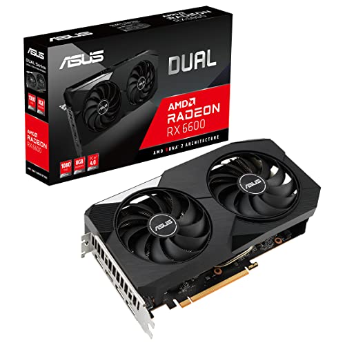 ASUS Dual AMD Radeon RX6600 8G Gaming Grafikkarte...