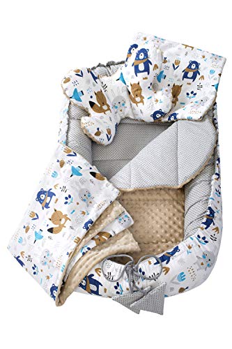 5 teilig Babynestchen Set Babynest 100x60x15...