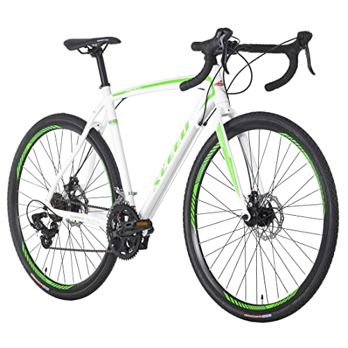 Gravelbike 28'' Xceed weiß-grün RH 58 cm KS...