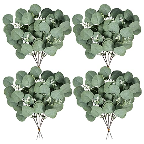 20 Stücke Künstliche Pflanzen Eukalyptus, Zweige...