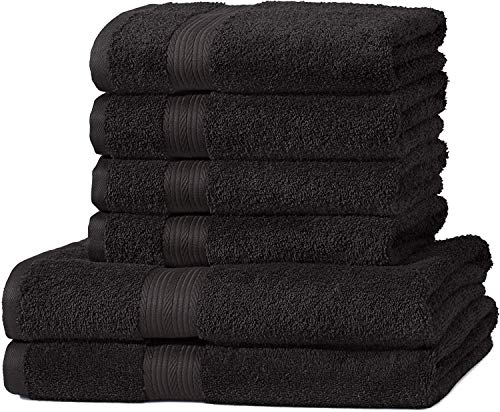 Amazon Basics Handtuch-Set, ausbleichsicher, 2...
