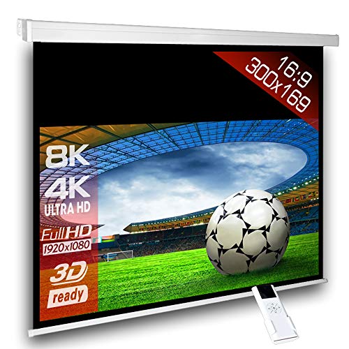 Motorleinwand SlenderLine 300 x 169cm (BxH) - 16:9...