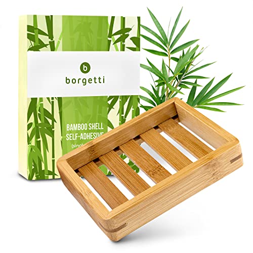 BORGETTI Bambus Mini Ablage - klein & platzsparend...