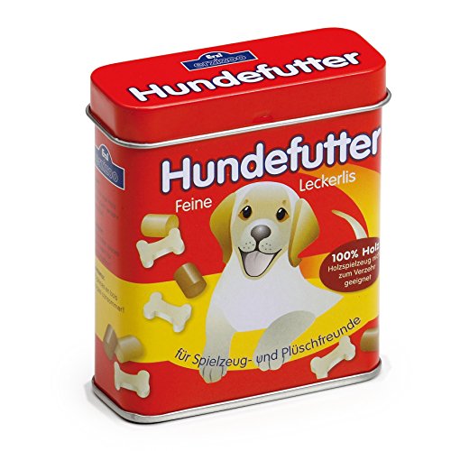 Erzi 18460 Hundefutter aus Holz in der Dose,...