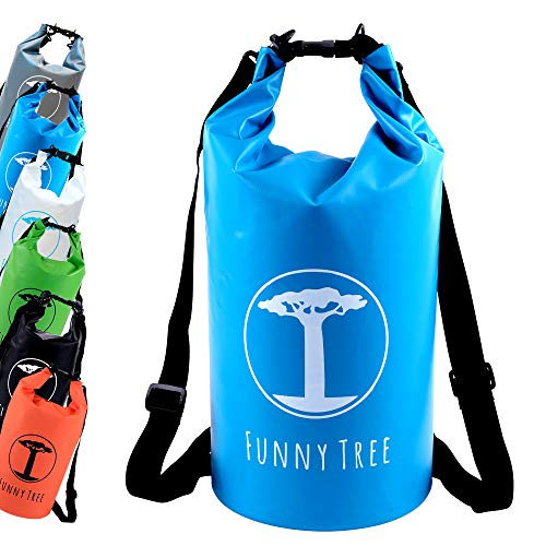 FUNNY TREE® Drybag. (20L blau) Wasserdichter...