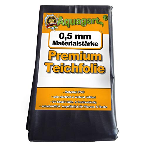 Hochwertige PVC Teichfolie 0,5mm Stärke 10m x 8m...