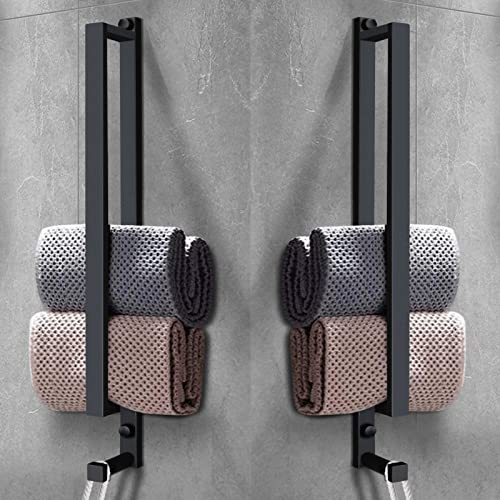 LIVEHITOP 2PCS Handtuchhalter, Handtuchstange Ohne...