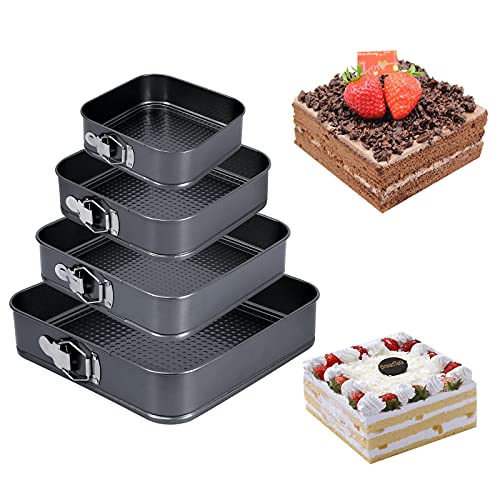 4er Set Kuchenform Springform 22/24/26/28 cm...