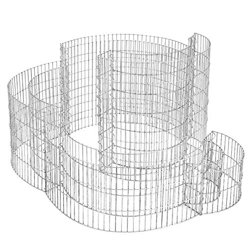 SONGMICS Gabione, Steinkorb in Schneckenfom,...