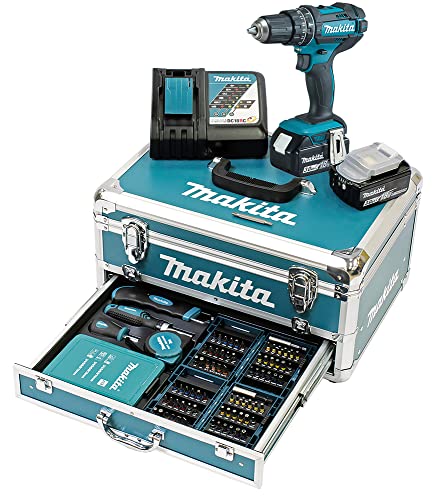 Makita DHP482RFX9 Akku-Schlagbohrschrauber 18V /...