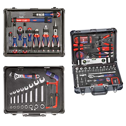 kwb Werkzeug-Koffer / Werkzeug-Set, 129-teilig,...