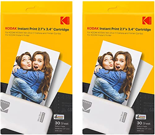Kodak 60er Packung, Fotopapier, 54x86 mm,...