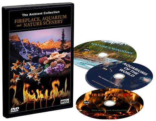 3 DVD Set - Kaminfeuer und Aquarien und...