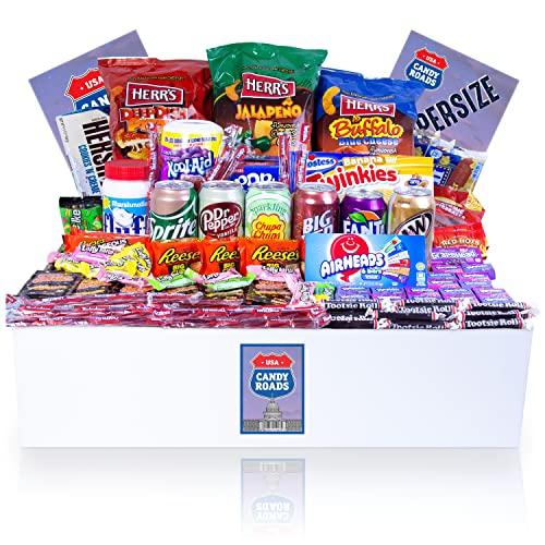 Supersize You USA Snackbox - Über 120 Teile in...
