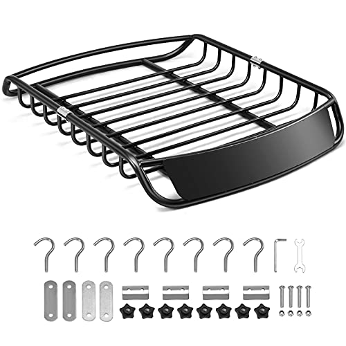 COSTWAY Universal Dachkorb Auto aus Stahl,...