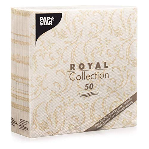 Papstar, 50 Servietten 'ROYAL Collection' 1/4-Falz...