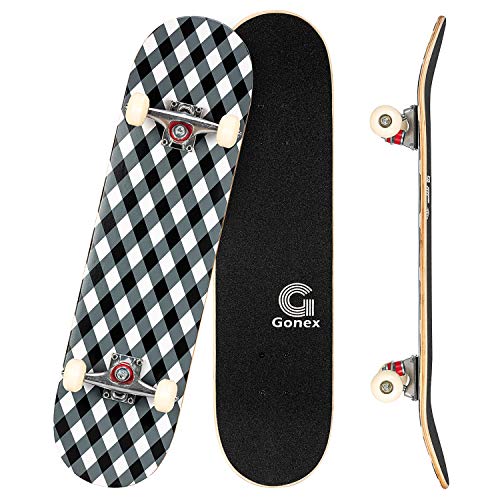 Gonex 31x8 Zoll Komplett Skateboard für Kinder...