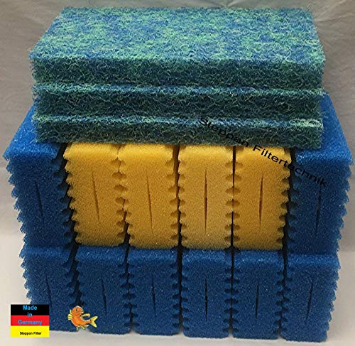 Steppan 12 Stück Filterschwämme 8 x blau und 4 x...