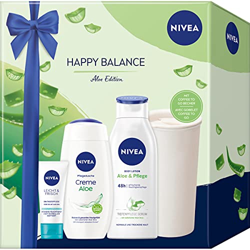 NIVEA Happy Balance Set, verwöhnendes Geschenkset...