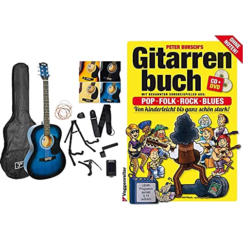 3rd Avenue Akustikgitarrenset mit Zubehör, für...