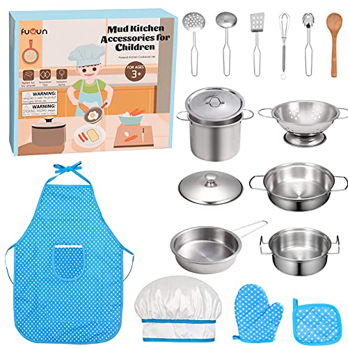 FUQUN 17Pcs Matschküche Zubehör Outdoor,...