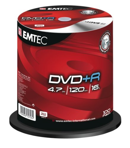 Emtec EKOVPR4710016CB DVD+R Rohlinge (16x Speed,...