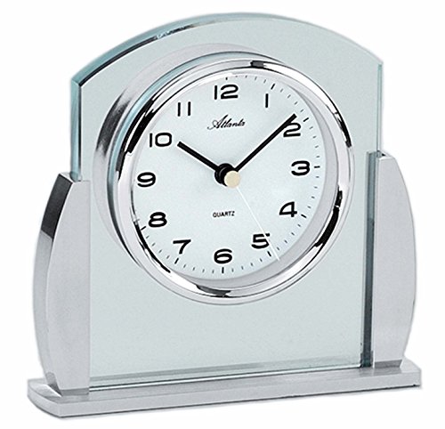 Atlanta 3038/19 Tischuhr Glas Modern