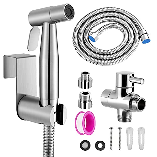 Bidet Handbrause Set, Premium Edelstahl Gebürstet...