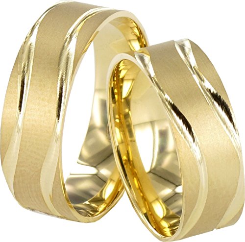 JC Trauringe Gold 333 Paarpreis Matt I Eheringe...