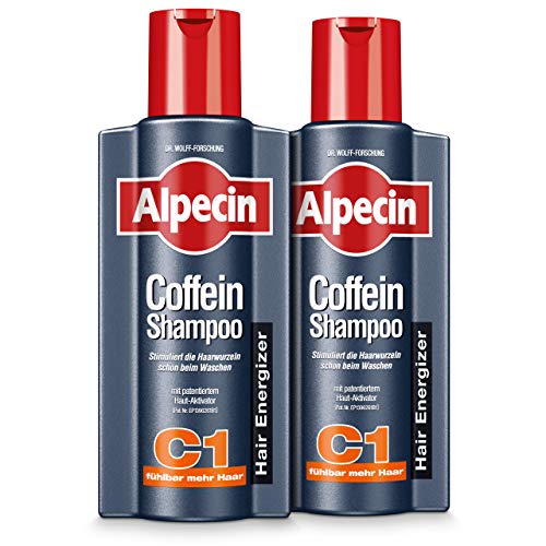 XXL Alpecin Coffein-Shampoo C1, 2 x 375ml - Gegen...