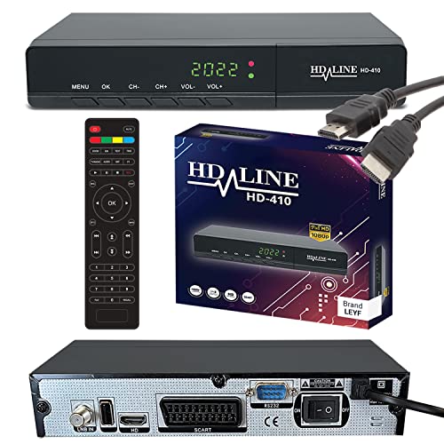HD-Line & Leyf 410 Digitaler Satelliten Receiver -...