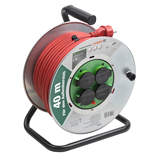 Meister Kabeltrommel H07RN-F3G1,5, IP44 - 40 m...