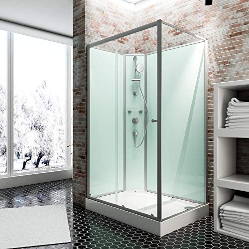 Schulte Fertigdusche Komplettdusche 120 x 80 cm...