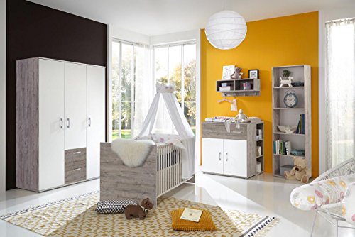 lifestyle4living Babyzimmer Komplett Set für...