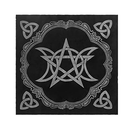 Tischdecke, 49 x 49 cm, Tarot-Zubehör merhfarbig
