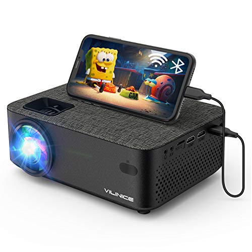 Mini Beamer, VILINICE Heimkino Beamer Full HD,...