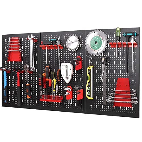 Werkzeugwand Metall-Lochwand, 120 x 60 x 2 cm,...