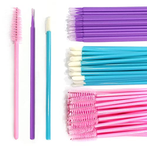 150 Stück Einweg-Mascara-Sticks, Lippenpinsel und...
