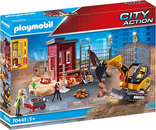 PLAYMOBIL City Action 70443 Minibagger mit...
