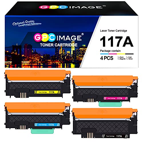 (Mit Chip) GPC Image 4er Pack 117A Kompatibel...
