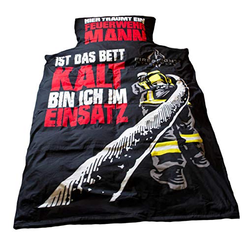 Feuerwehr Bettwäsche Hier träumt EIN...