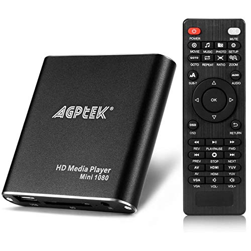 AGPtek® Mini 1080P Full HD Digital Mediaplayer...