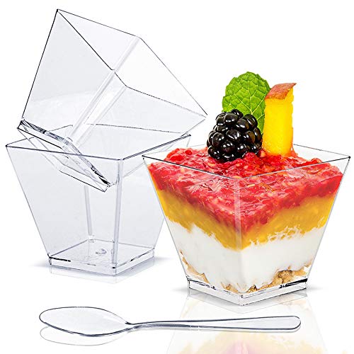 Yisscen 50 Stück Desserttassen, 2 OZ / 60ML...