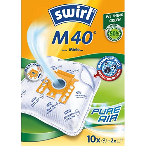 Swirl M 40/10 MicroPor Plus Staubsaugerbeutel für...