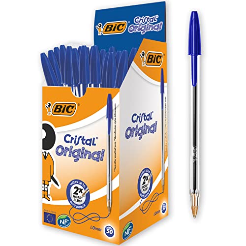 BIC Kugelschreiber Set Cristal Original, in Blau,...