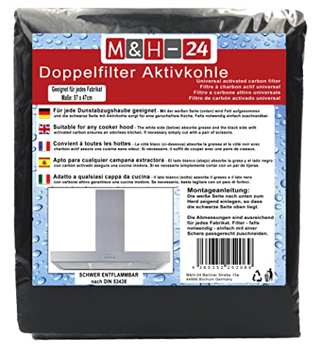 M&H-24 Filter Dunstabzugshaube Aktivkohle +...