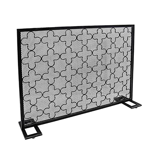 QTFBYT Strapazierfähiges Kamingitter, 76,2 cm...