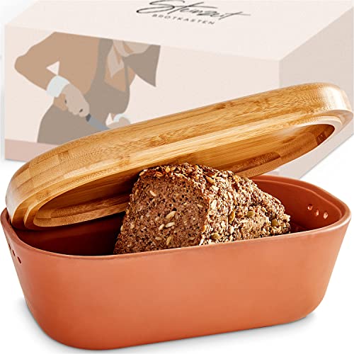 STEINZEIT Design Brotkasten - Brotbox aus...